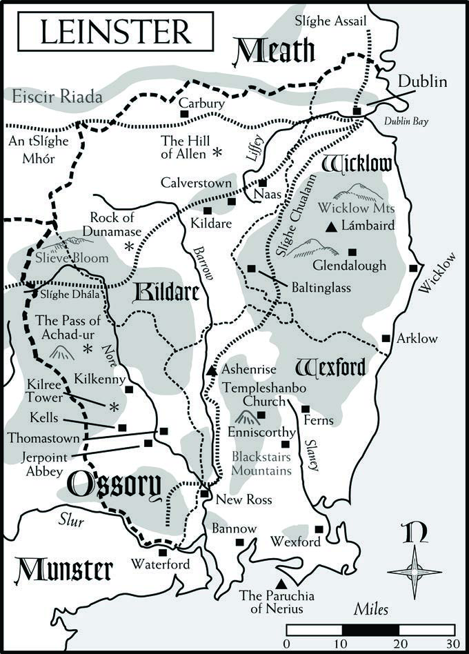 Map of Leinster