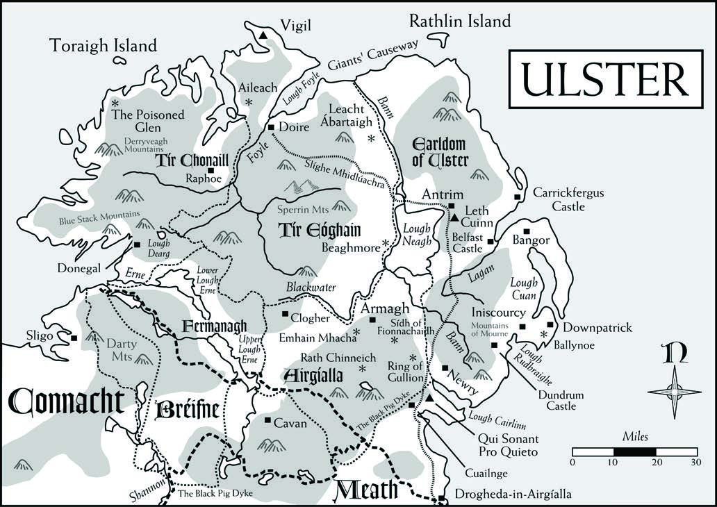 Map of Ulster